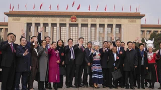 Chinesische Delegierte üben sich in Optimismus
