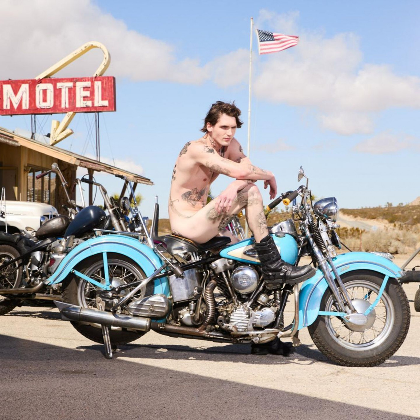 Nackt auf der Harley: Heidis Models lassen die Hüllen fallen