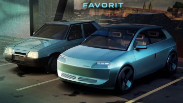 Skoda Favorit als Designstudie: Retro ohne Retro