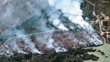 Mehr als 31.000 Menschen in Kanada fliehen vor den Flammen