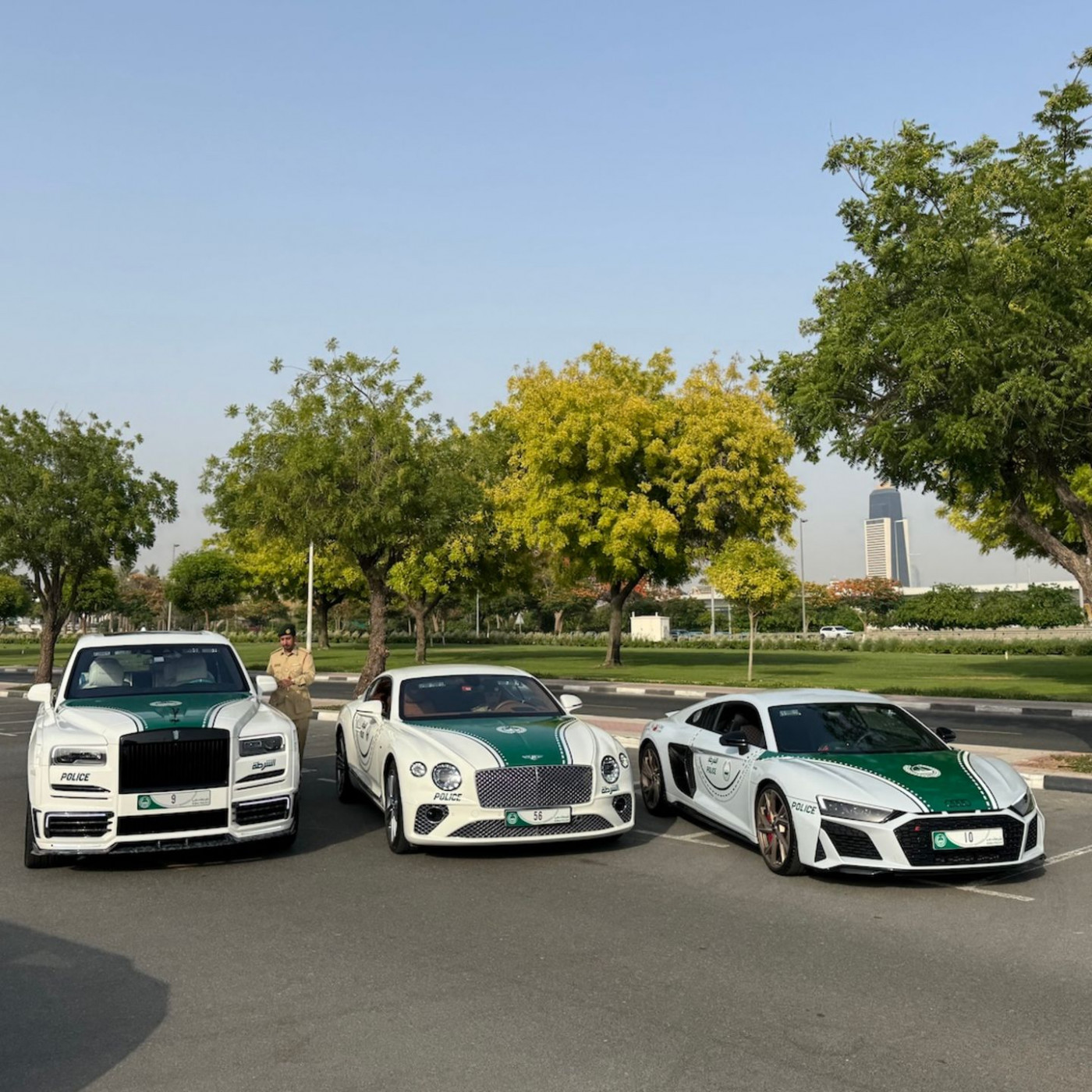 Unterwegs in der Autoszene Dubai: Wenn die Polizei Rolls-Royce fährt