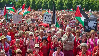 Zehntausende demonstrieren gegen Gaza-Krieg