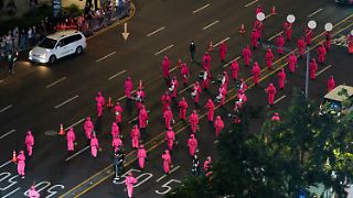 Fans feiern in Seoul letzte Staffel von "Squid Game"
