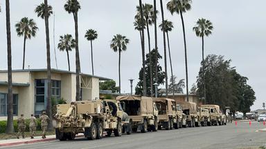2.000 Soldaten verlassen Los Angeles wieder