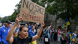 Anna Netrebkos Auftritt wird von Protest begleitet