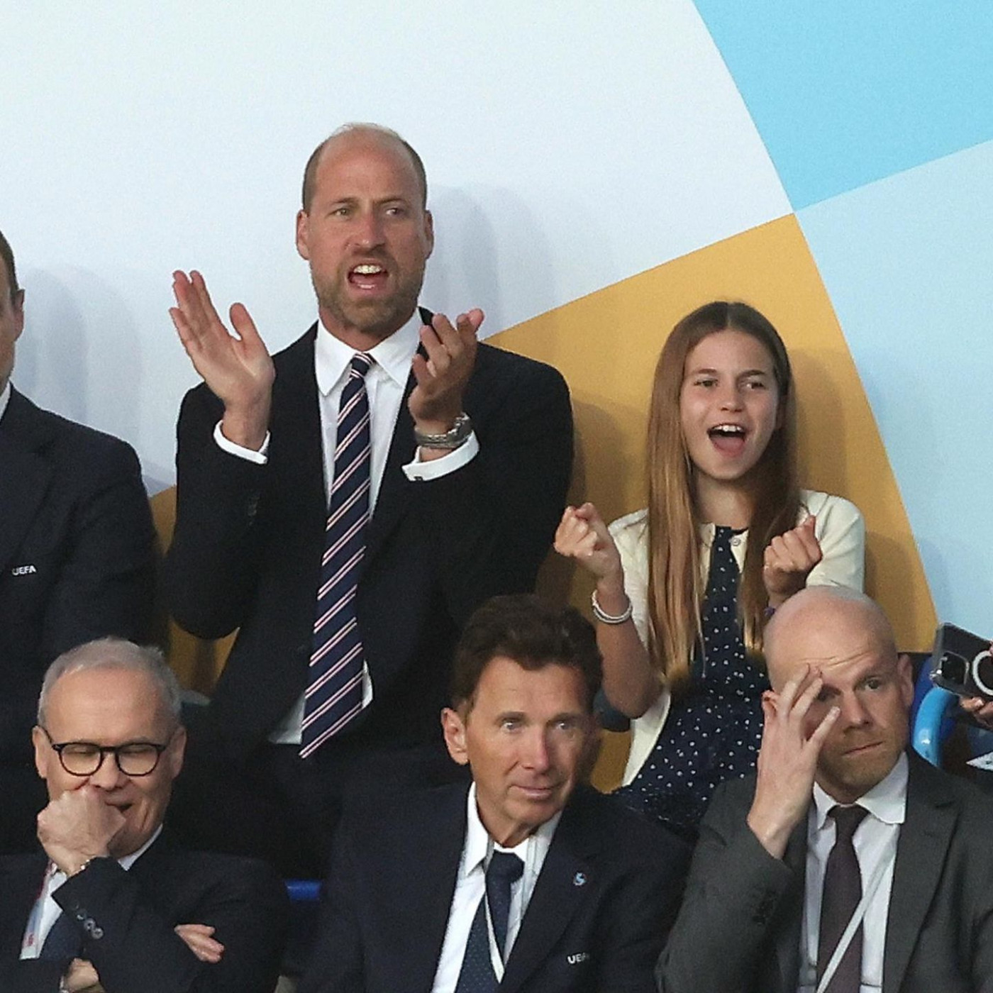 Wie Prinzessin Charlotte beim EM-Finale mitfieberte