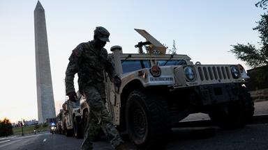 Nationalgardisten in Washington im Einsatz