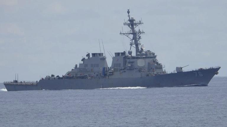 China drängt US-Kriegsschiff ab