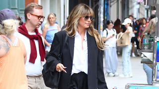 Heidi Klum wird am "Der Teufel trägt Prada 2"-Set gesichtet