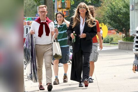 Heidi Klum am Set gesichtet