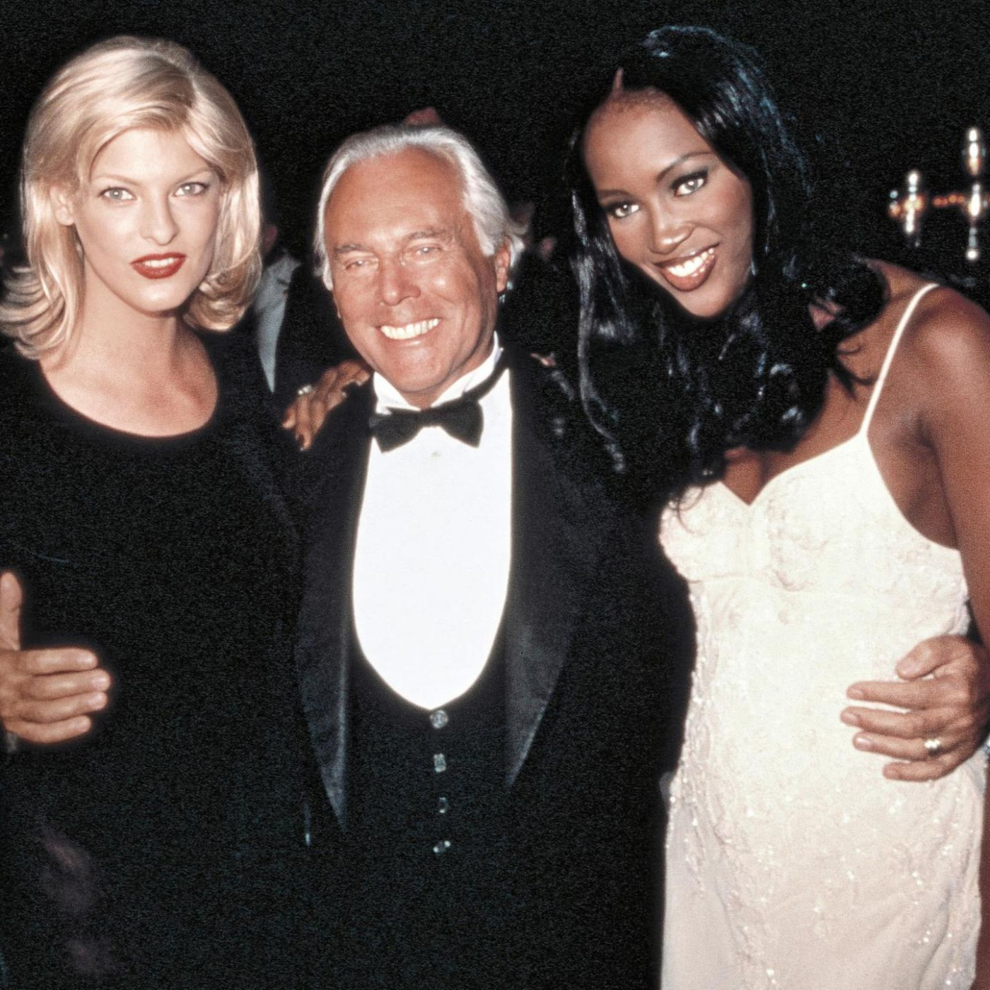 Hier blickte Giorgio Armani mit Bildern auf sein Leben zurück
