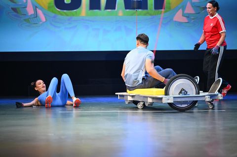 Schreckmoment bei "Schlag den Star": Verona Pooth verletzt sich