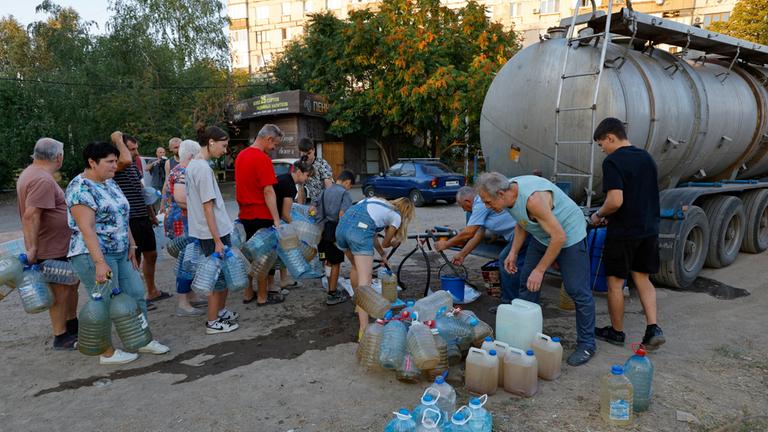 Im besetzten Donbass wird das Wasser knapp