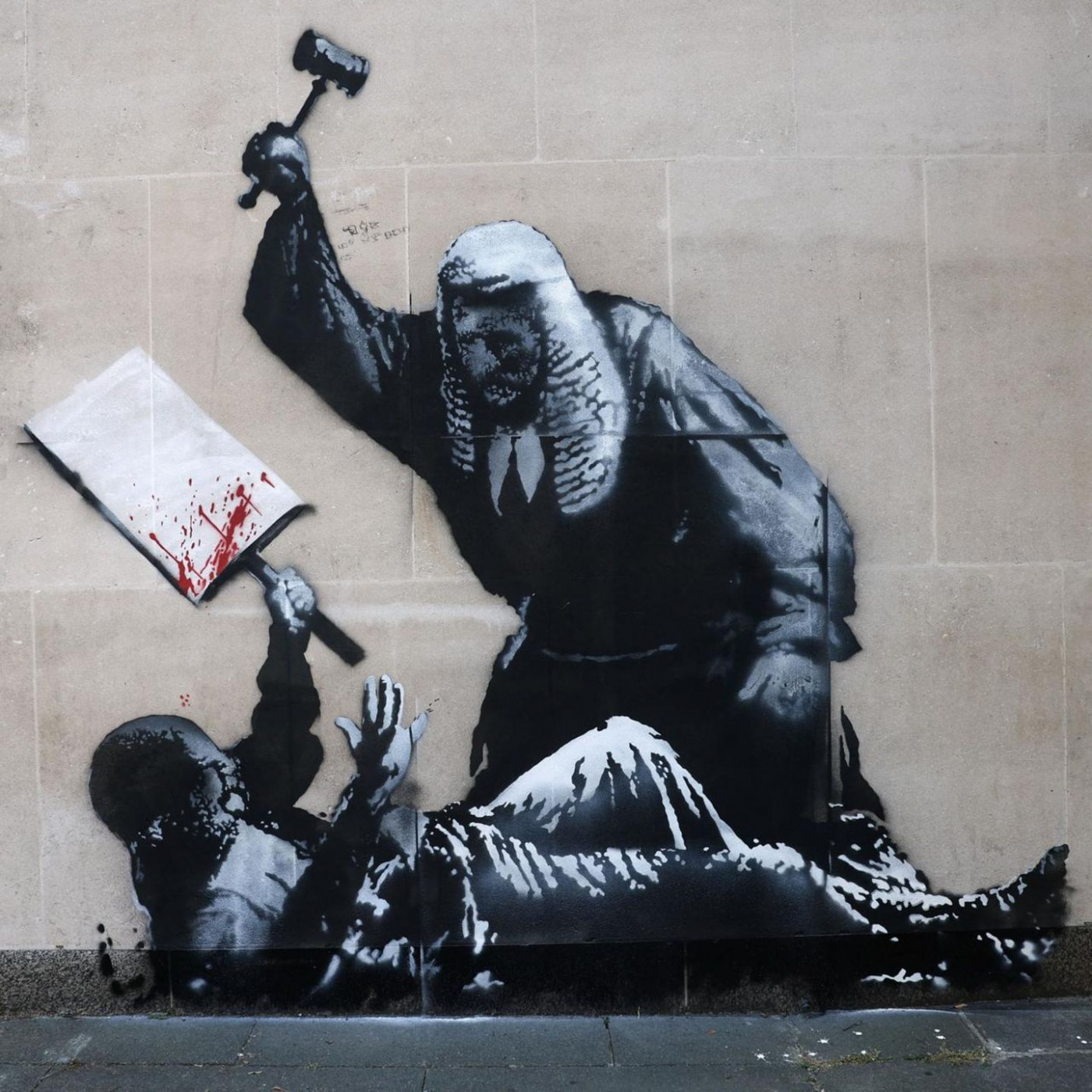 Neues Banksy-Kunstwerk aufgetaucht: Er kann es noch