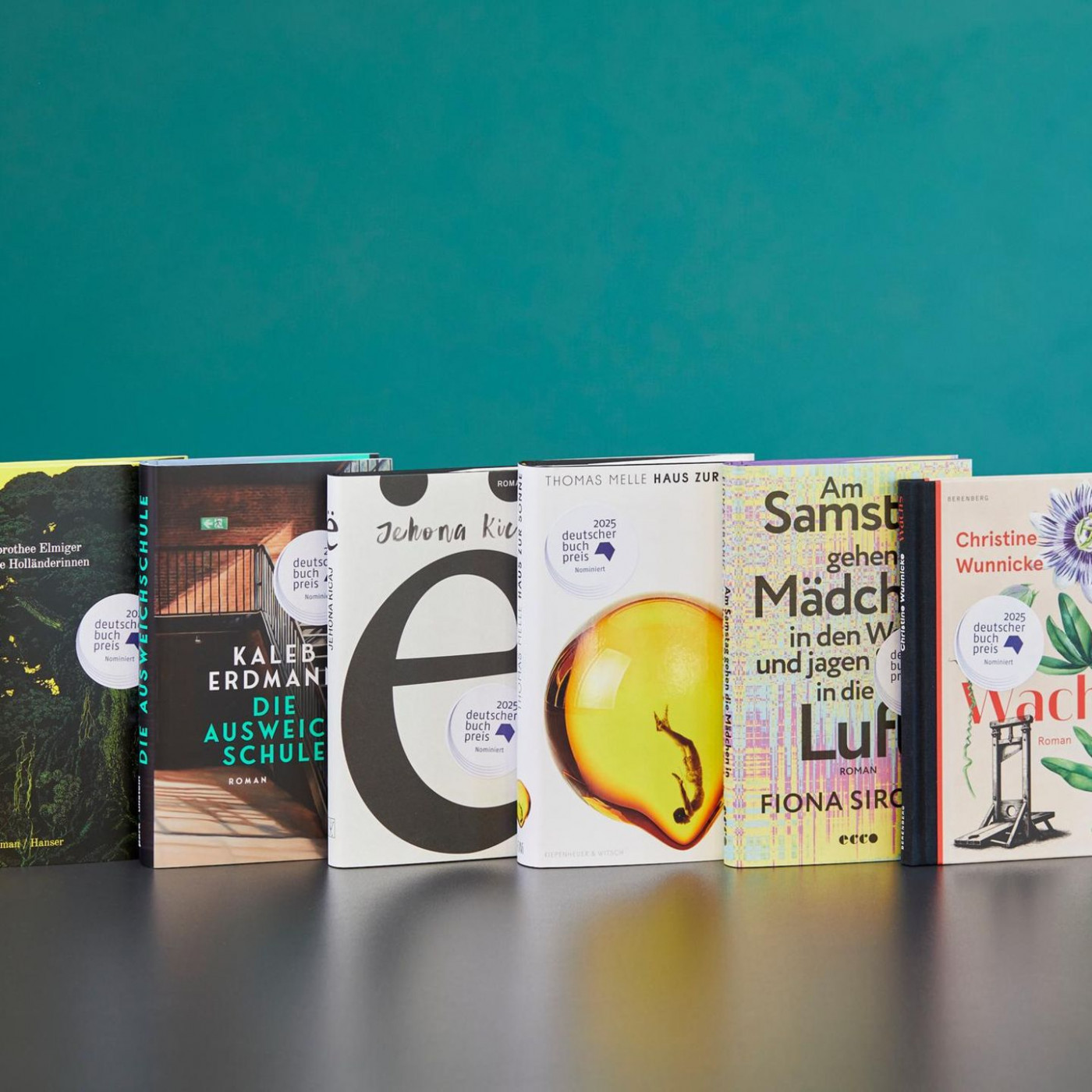 Deutscher Buchpreis 2025: Diese sechs Romane stehen im Finale