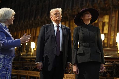 US-Präsident besucht Grab von Elizabeth II.
