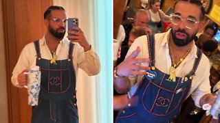 Drake sorgt beim Oktoberfest mit speziellem Outfit für Aufsehen