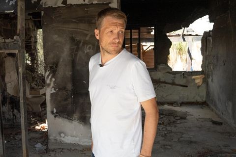 Oliver Pocher besucht Kibbuz Nir Oz an der Grenze zu Gaza