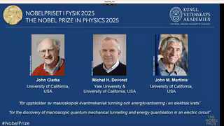 Nobelpreis für Physik  2025 geht an drei Quantenphysiker