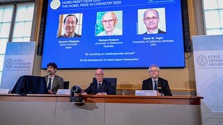 Nobelpreis für Chemie geht 2025 an Forscher aus Japan, Australien und den USA