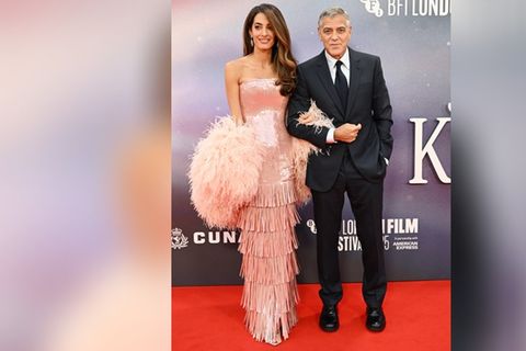 Stilvolles Duo bei "Jay Kelly"-Premiere