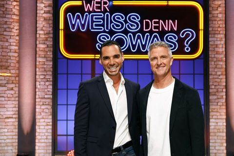 Ralf Schumacher und Étienne im ARD-Quiz