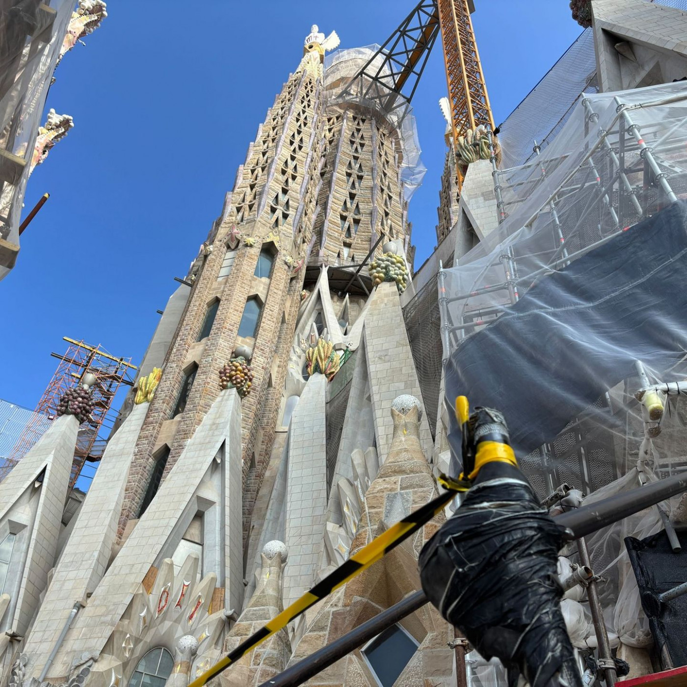 Sagrada Família nun höher als das Ulmer Münster