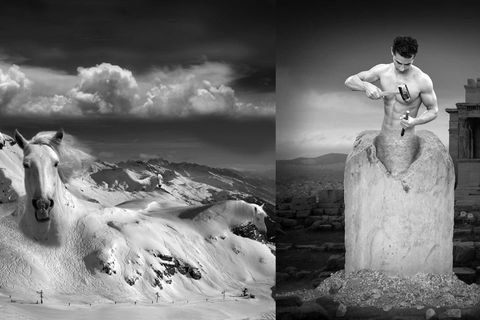Fotografische Alpträume in Schwarz und Weiß