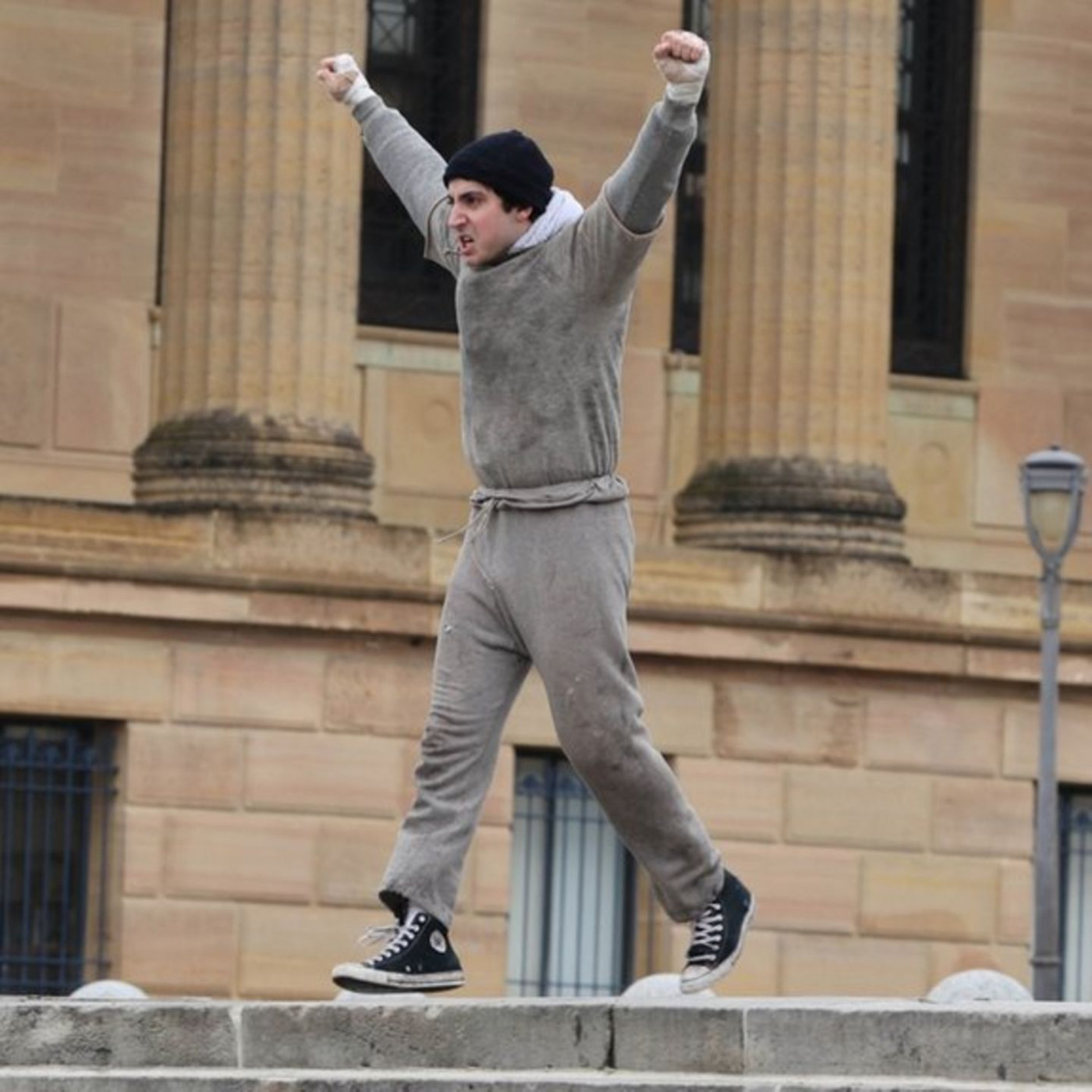 Anthony Ippolito dreht auf "Rocky"-Treppe