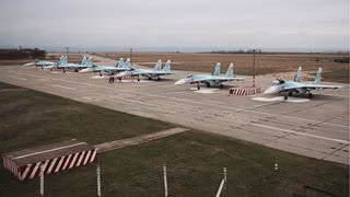 Ukraine meldet Zerst&ouml;rung von Suchoi-Kampfjets auf Krim-Milit&auml;rflugplatz