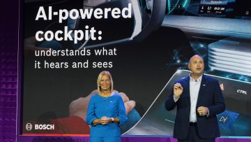 Technikmesse CES: Bosch entwickelt smartes Auto-Cockpit