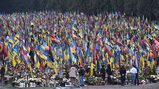 Selenskyj spricht von "offiziell" 55.000 gefallenen Ukrainern